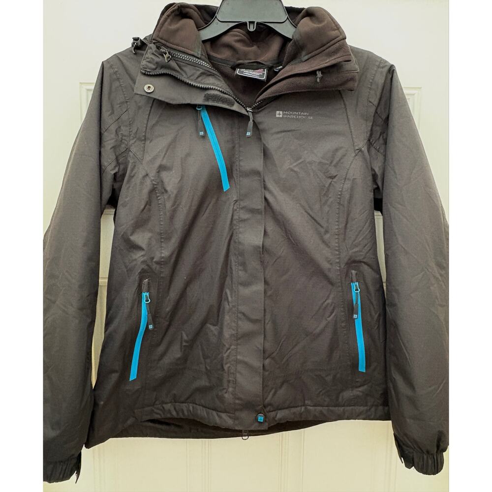 Mountain Warehouse UK Extreme IsoDry 10,000 Women’s 10 Waterproof Lined Coat EUC